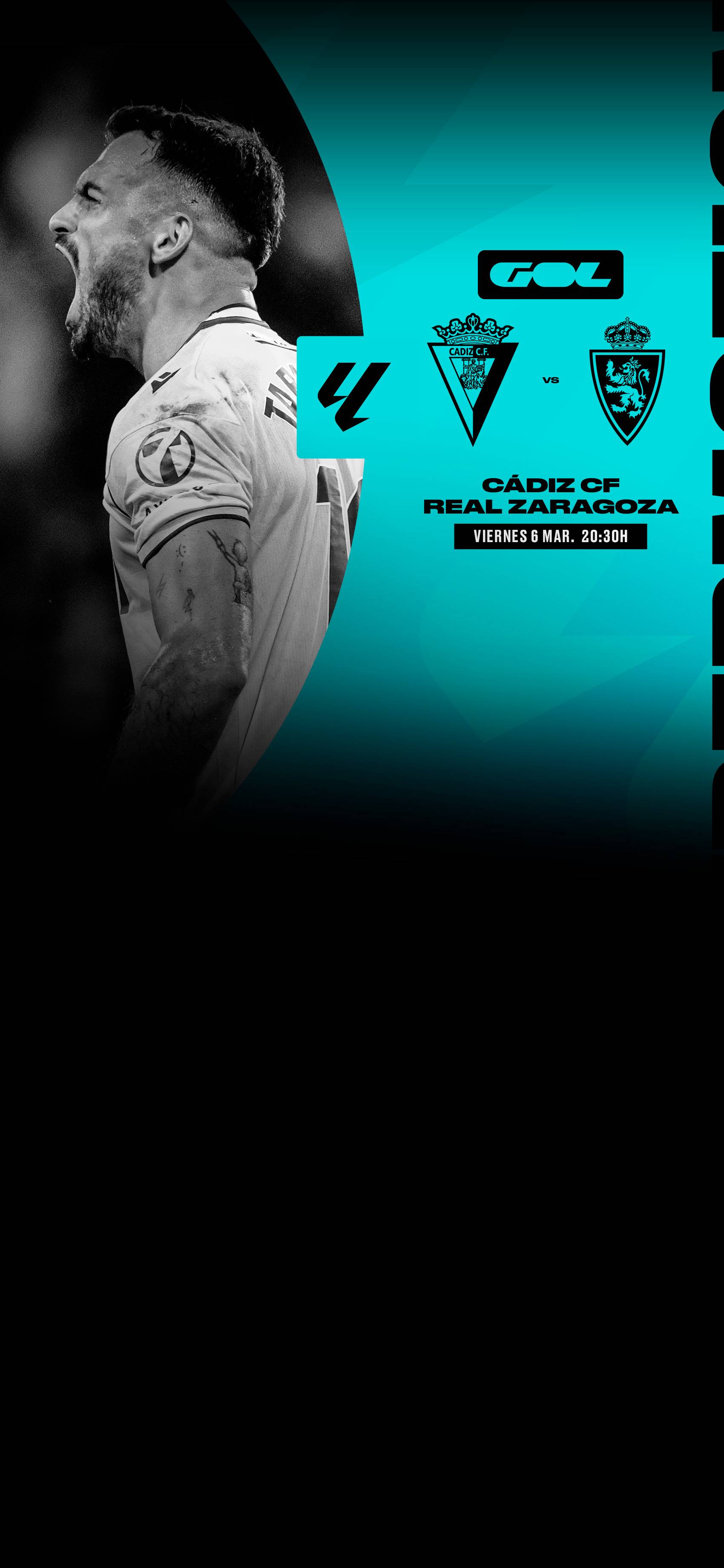 Cádiz CF vs. Real Zaragoza